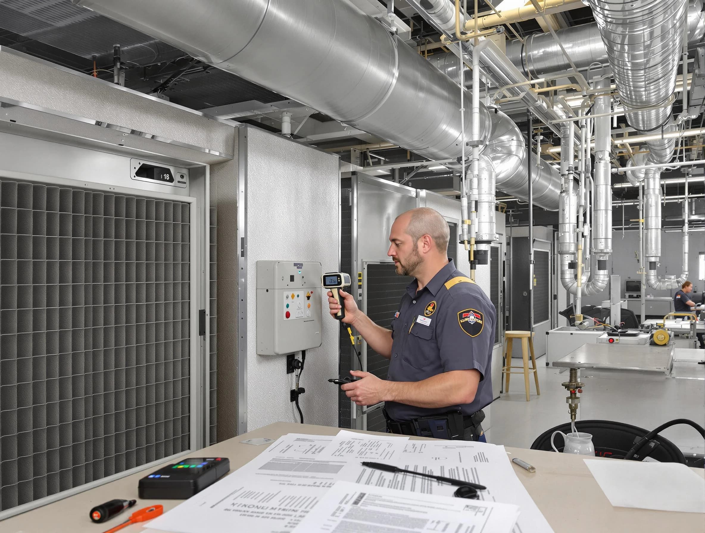 Professional filter system inspection by Vineyard Air Duct Cleaning in Vineyard