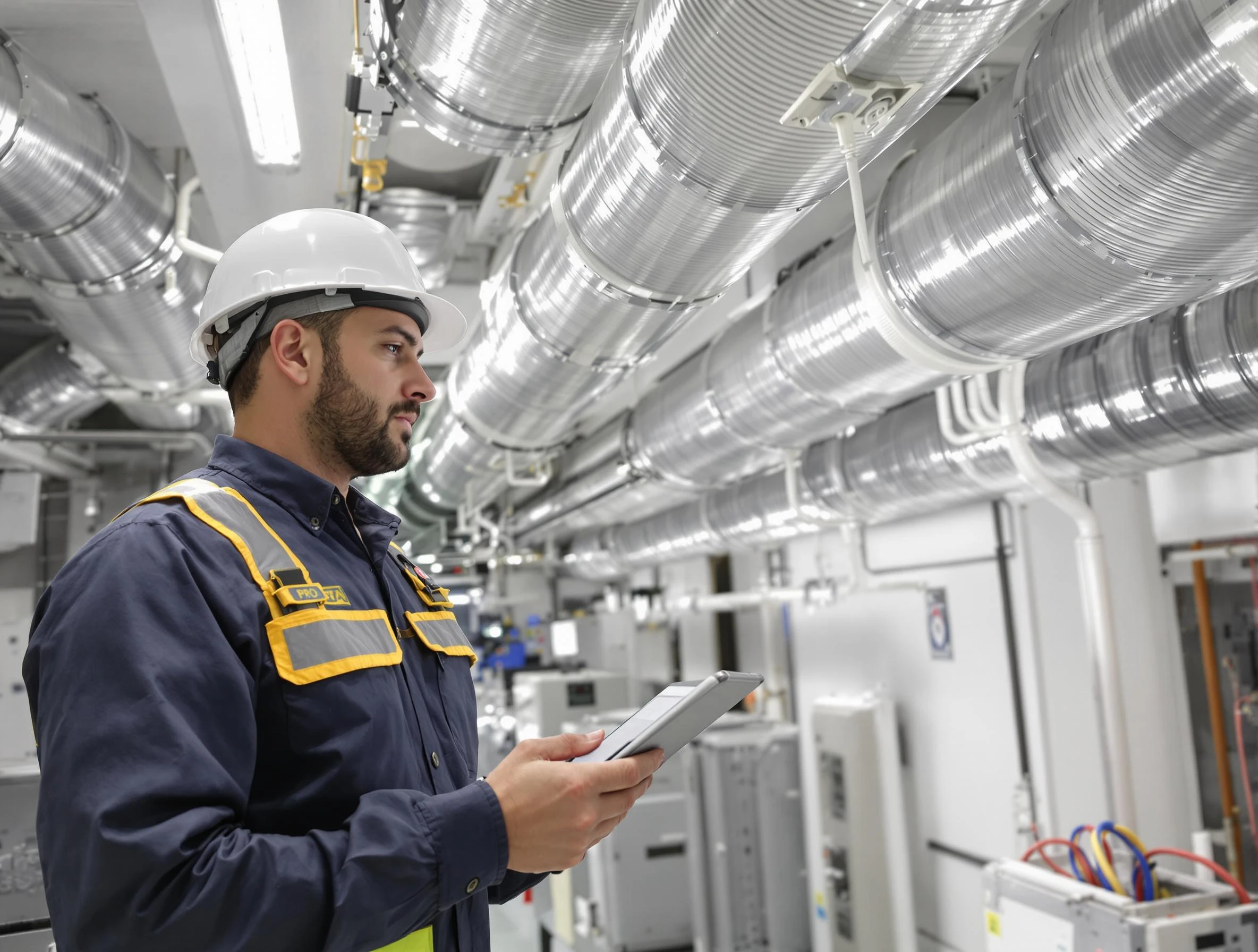Duct Filter System Inspection in Vineyard