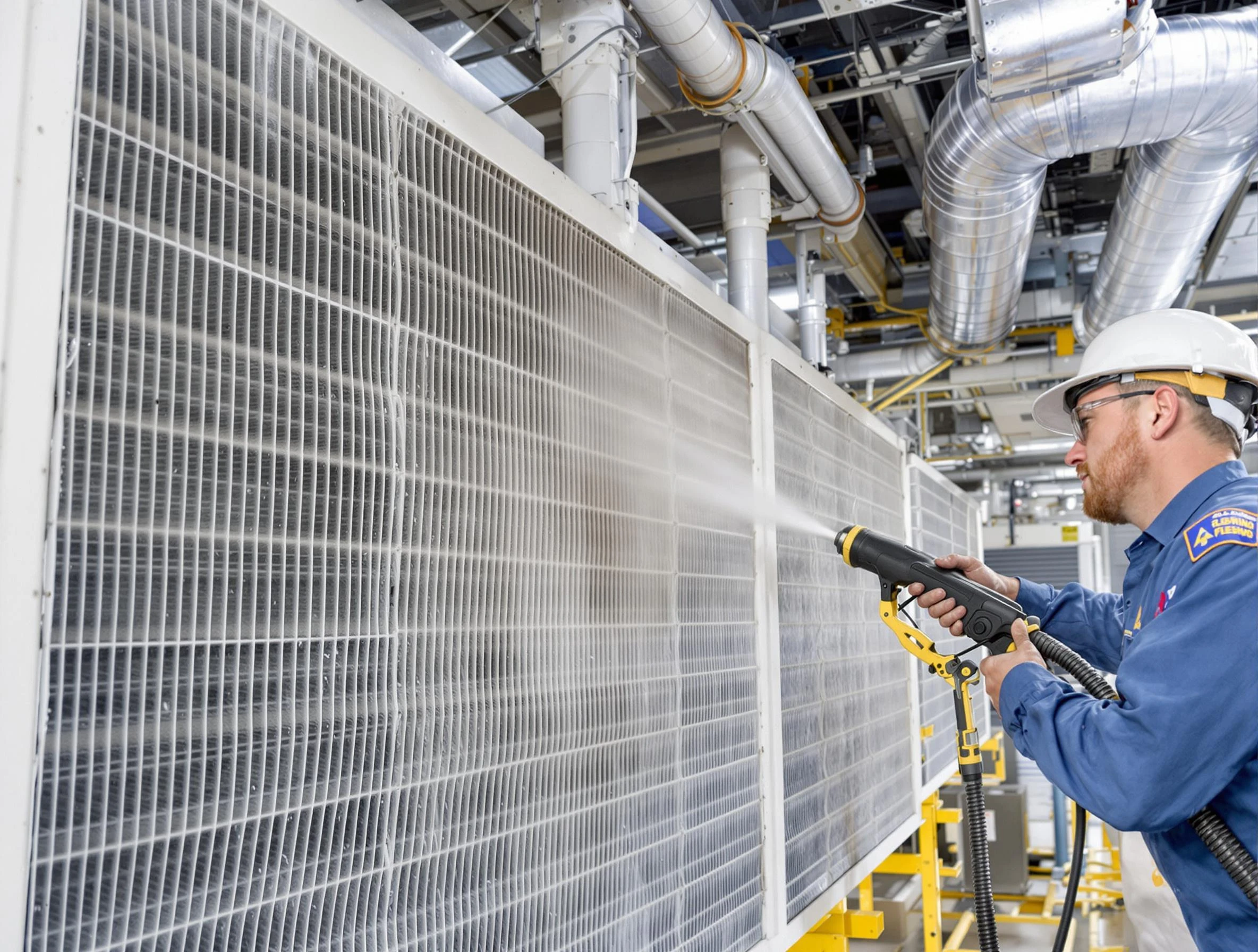 Professional commercial coil cleaning by Vineyard Air Duct Cleaning in Vineyard