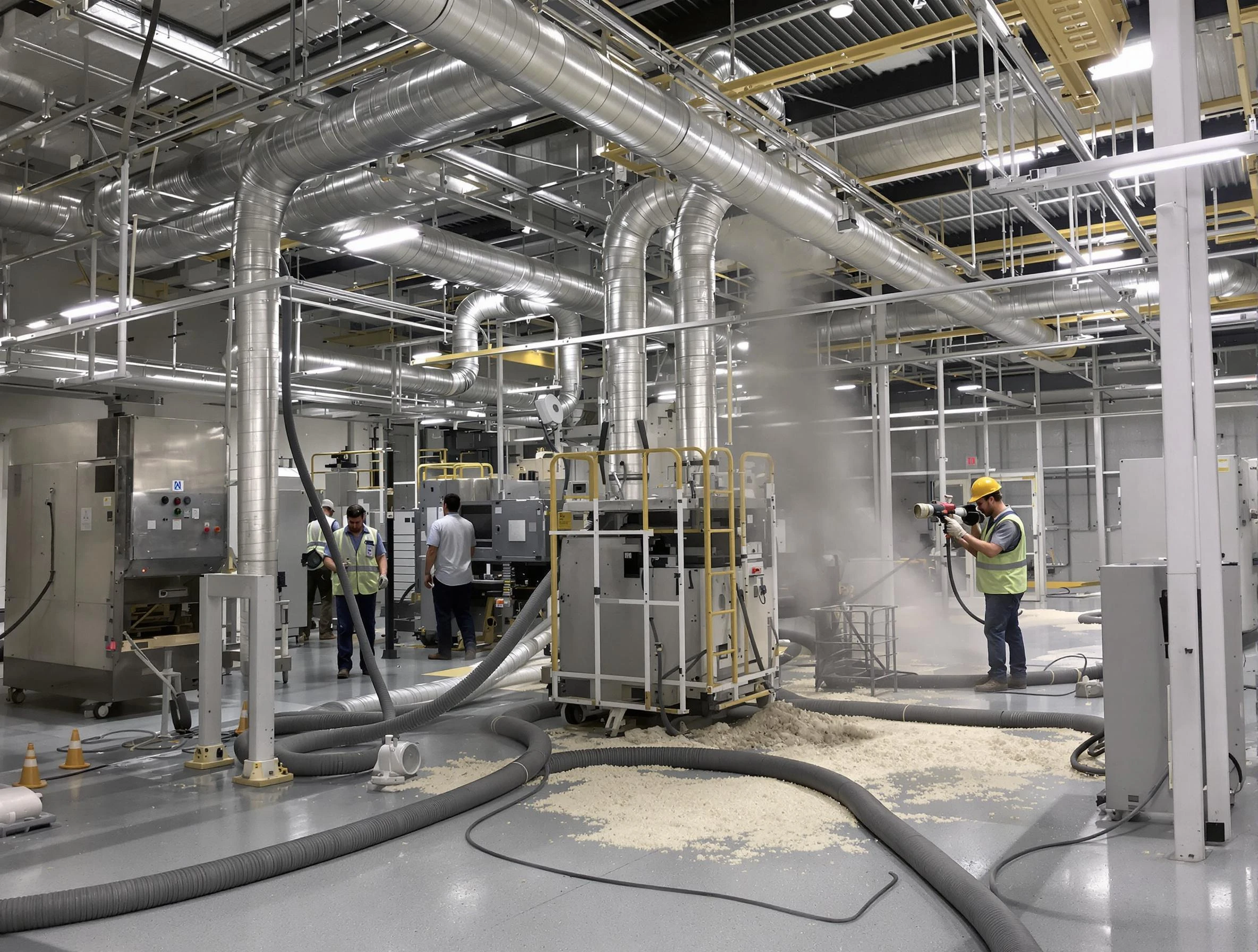 Heavy-duty industrial duct cleaning by Vineyard Air Duct Cleaning in Vineyard